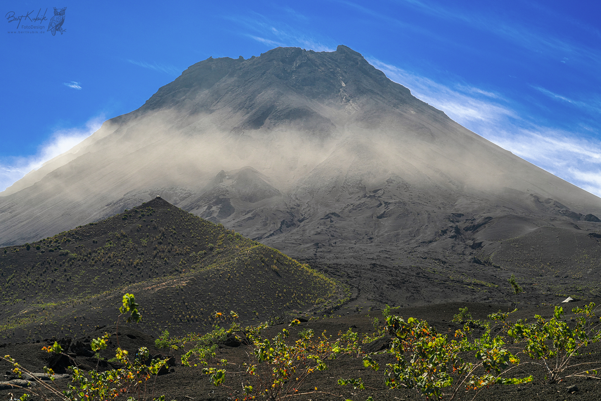 Fotos von Landschaften in Fogo von der 4. Reise vom Fotografen Bert Kubik zum Pico Fogo und der Cha das Caldeiras 2023-2024