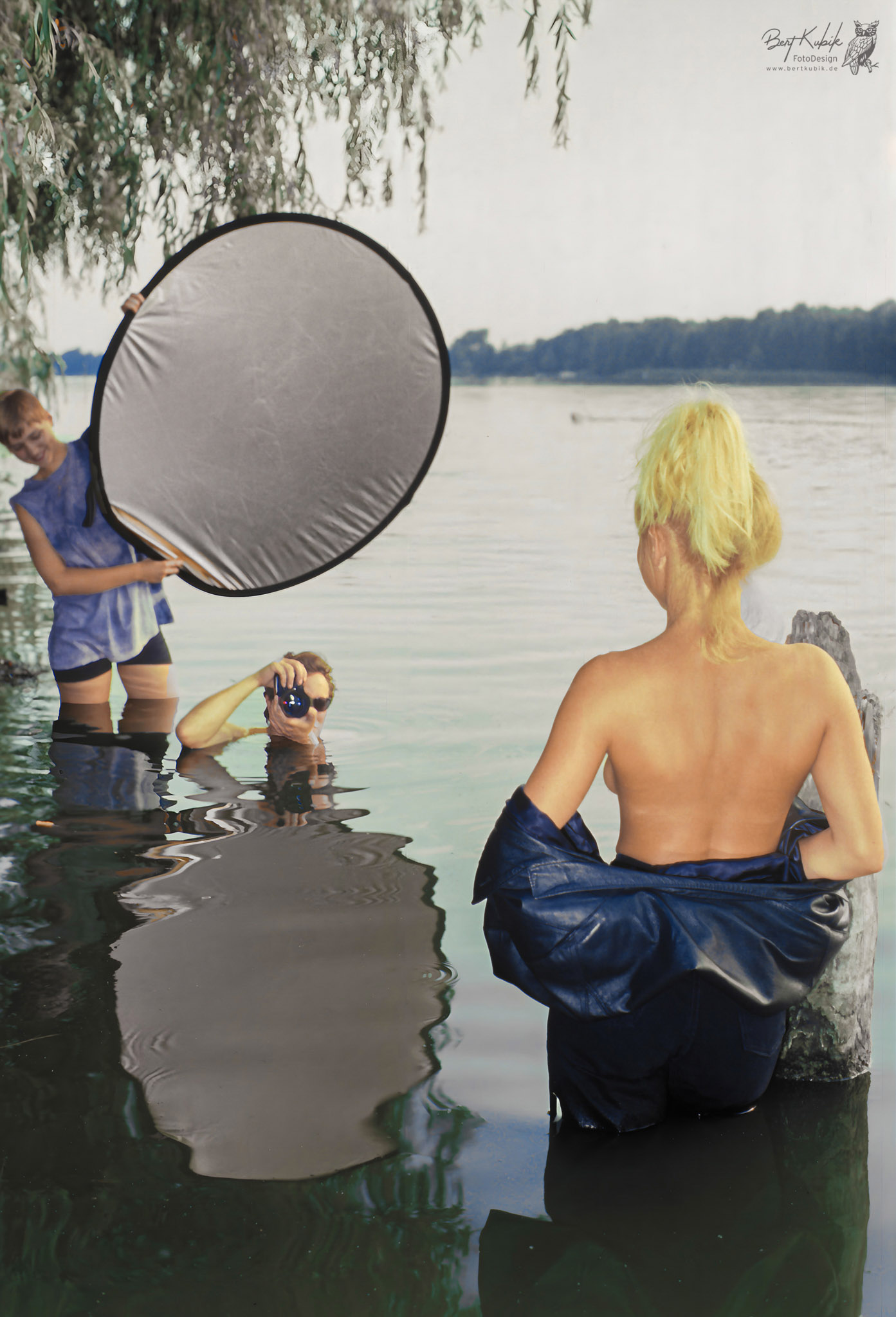 Fotos "Hinter den Kulissen & Co." bei Foto-Shootings vom FotoDesigner Bert Kubik in der DDR seit 1985 und ab 1990 in Deutschland bis zur Gegenwart
