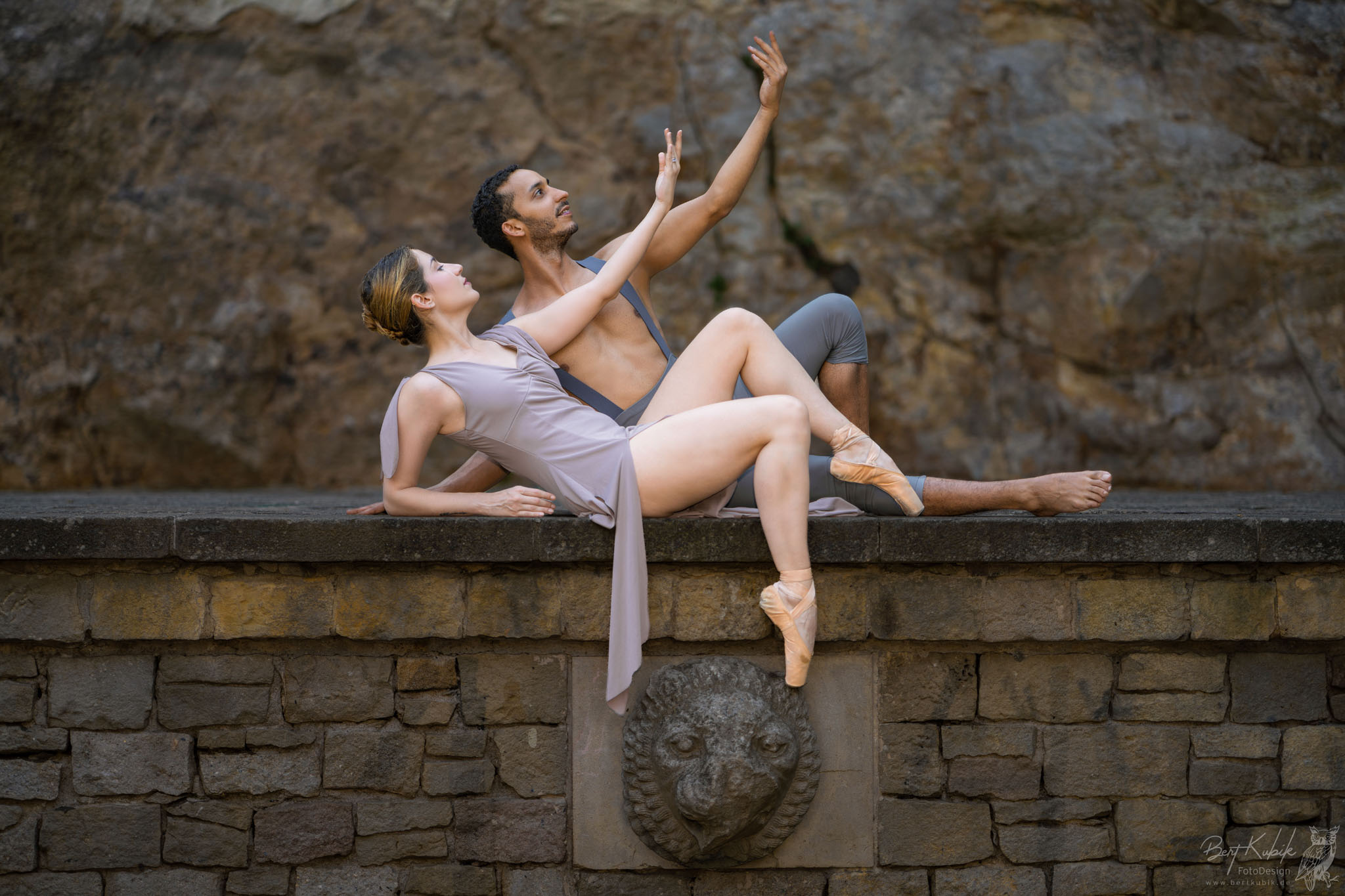 Ballerina-Shooting vom FotoDesigner Bert Kubik mit Tamara und Leandro in Barcelona